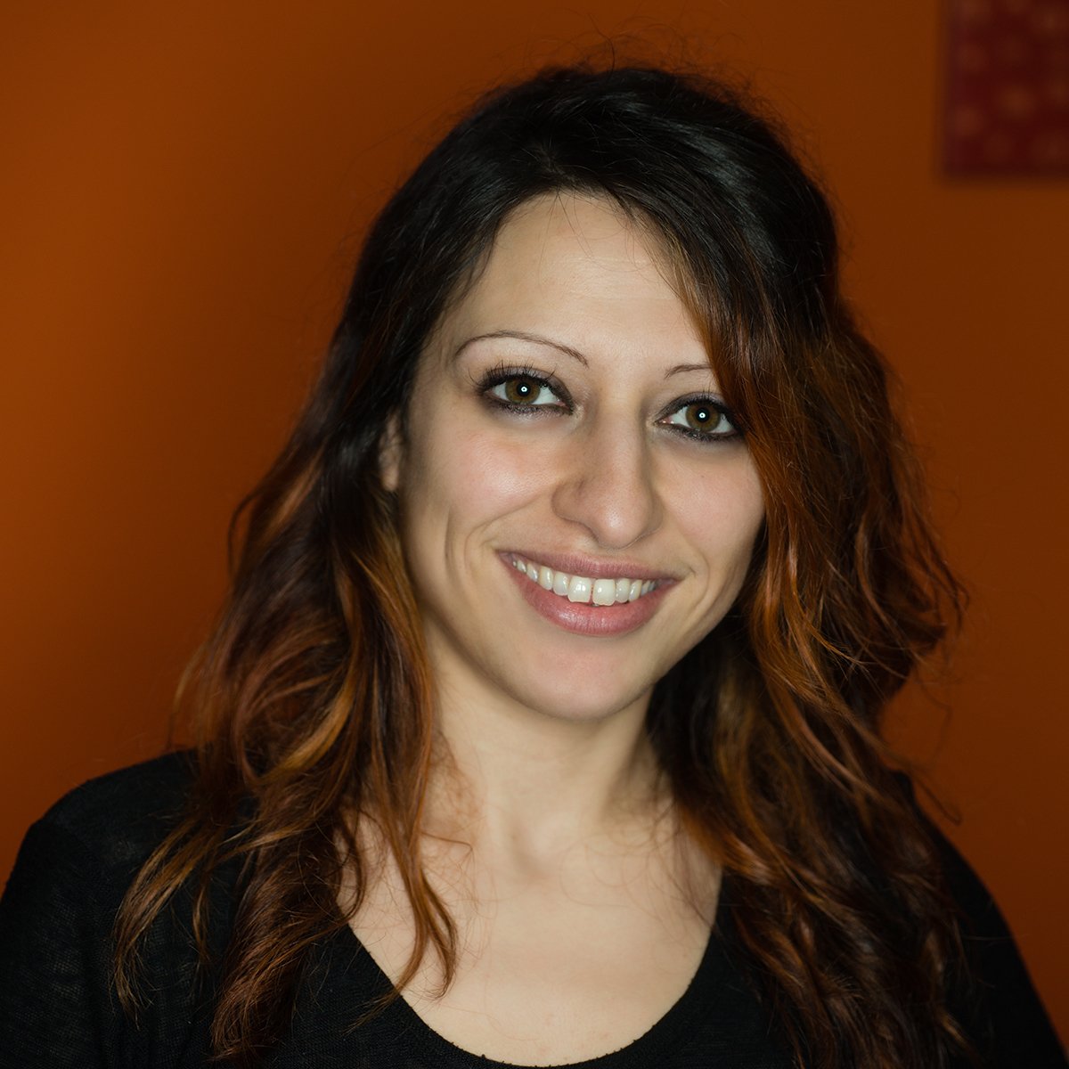 ritratto beauty con diffusore anulare