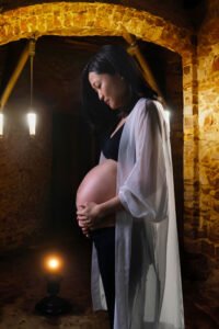 fotografo in studio per gravidanza