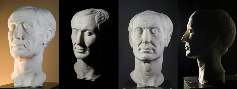 Foto Opera d'arte busto di Cesare